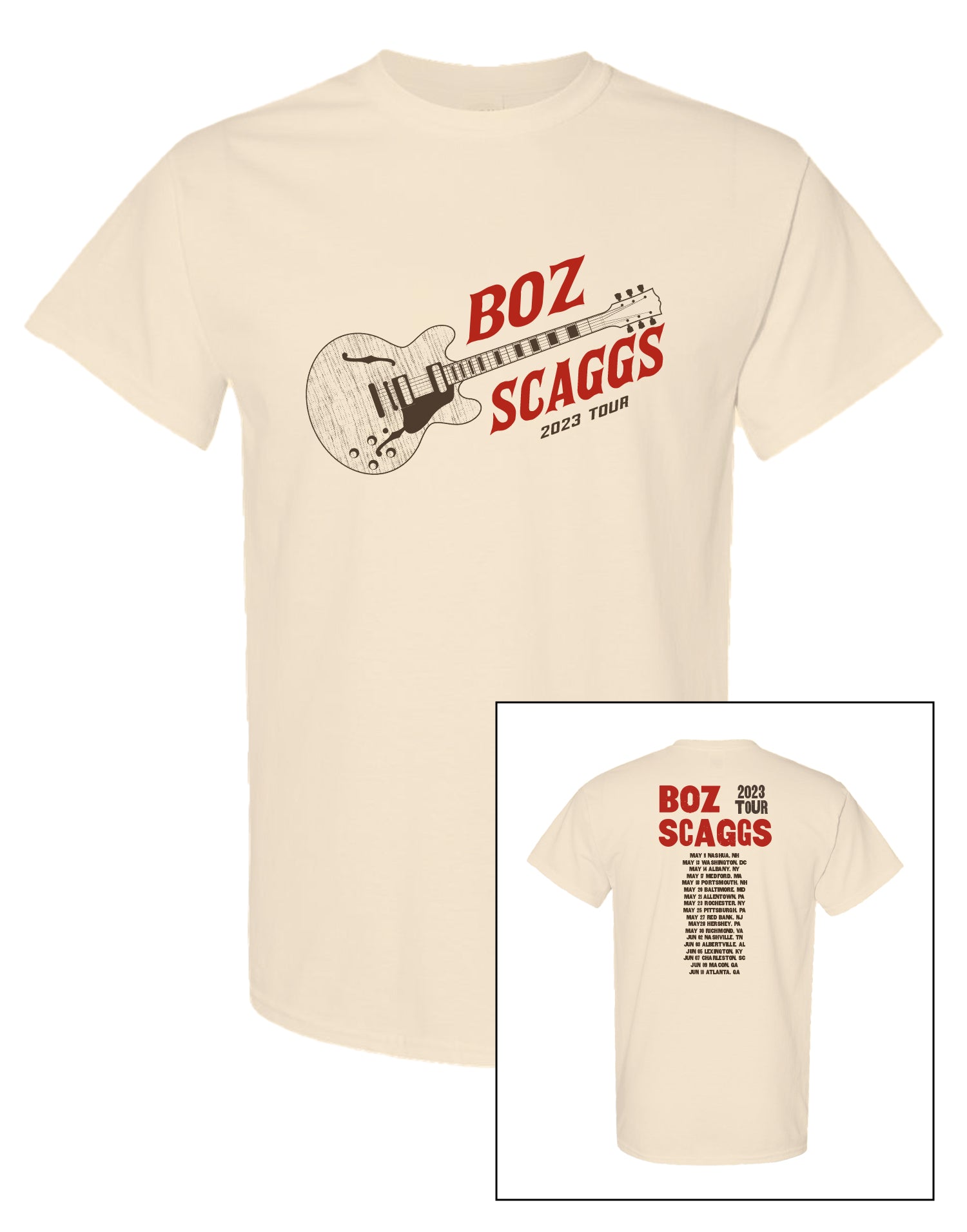 boz scaggs tour merchandise