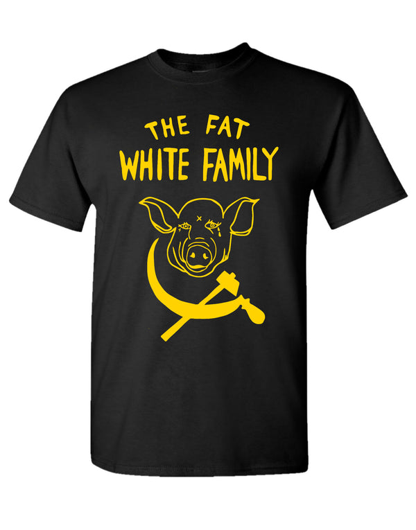 Fat White Family - Pig & Sickle Black T-Shirt