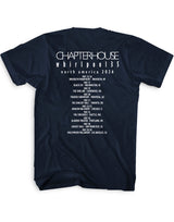 PRE-ORDER: CHAPTERHOUSE WHIRLPOOL MIDNIGHT NAVY TOUR TEE