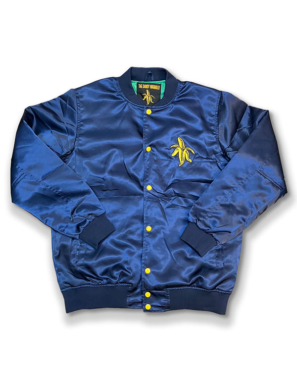 The Dandy Warhols Satin Jacket - Navy