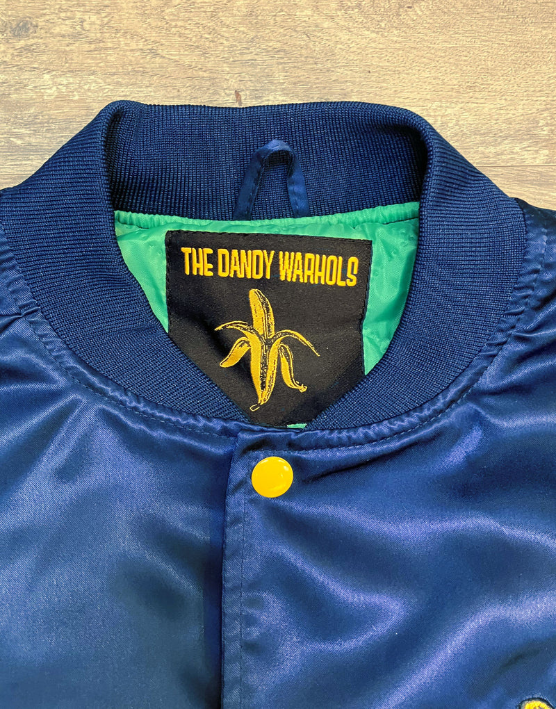 The Dandy Warhols Satin Jacket - Navy