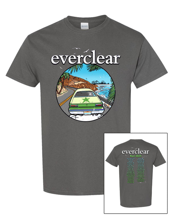 Everclear Charcoal 2024 Tour tee