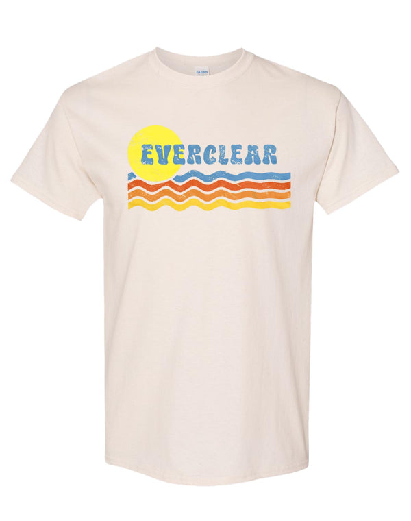 Everclear Retro Waves Natural tee