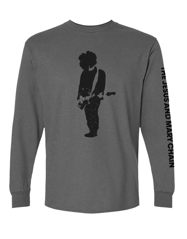 JAMC WILLIAM GRAFFITI CHARCOAL LONG SLEEVE