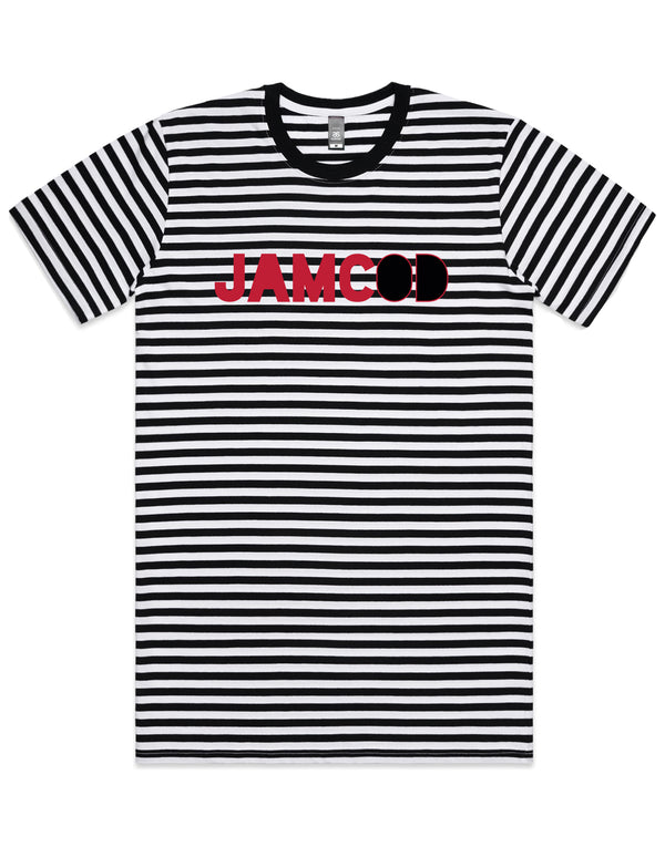 JAMC STRIPED "JAMCOD" TEE