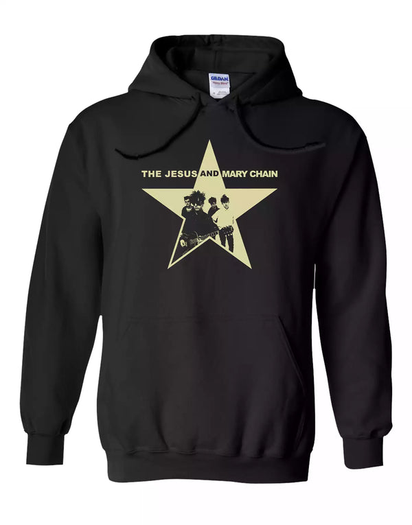 JAMC STAR PULLOVER BLACK HOODIE