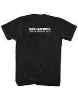JOHN CARPENTER LIVE IN CONCERT - HALLOWEEN BLACK T-SHIRT