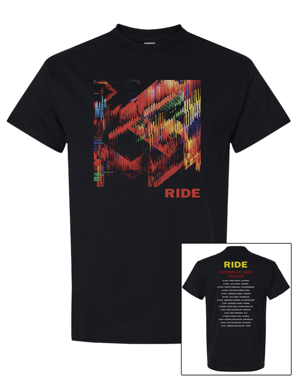 RIDE INTERPLAY BLACK 2025 EUROPEAN TOUR TEE