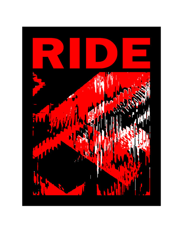 RIDE INTERPLAY SCREEN PRINTED STICKER