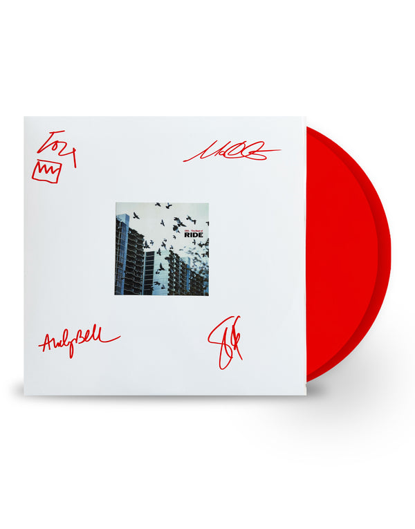 RIDE - OX4 BEST OF RIDE 2LP RED VINYL - SIGNED