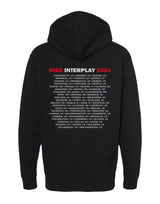 RIDE INTERPLAY TOUR BLACK ZIP HOODIE