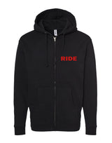 RIDE INTERPLAY TOUR BLACK ZIP HOODIE