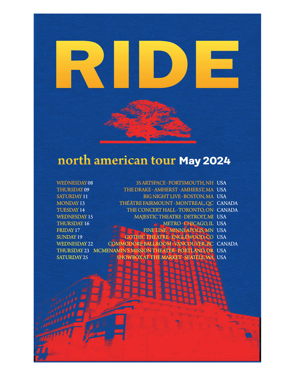 PRE-ORDER: MAY 2024 NORTH AMERICA 11"X17" TOUR POSTER - SIGNED