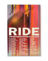 RIDE 2024 UK/IRELAND 2024 TOUR 11"X17" POSTER - SIGNED