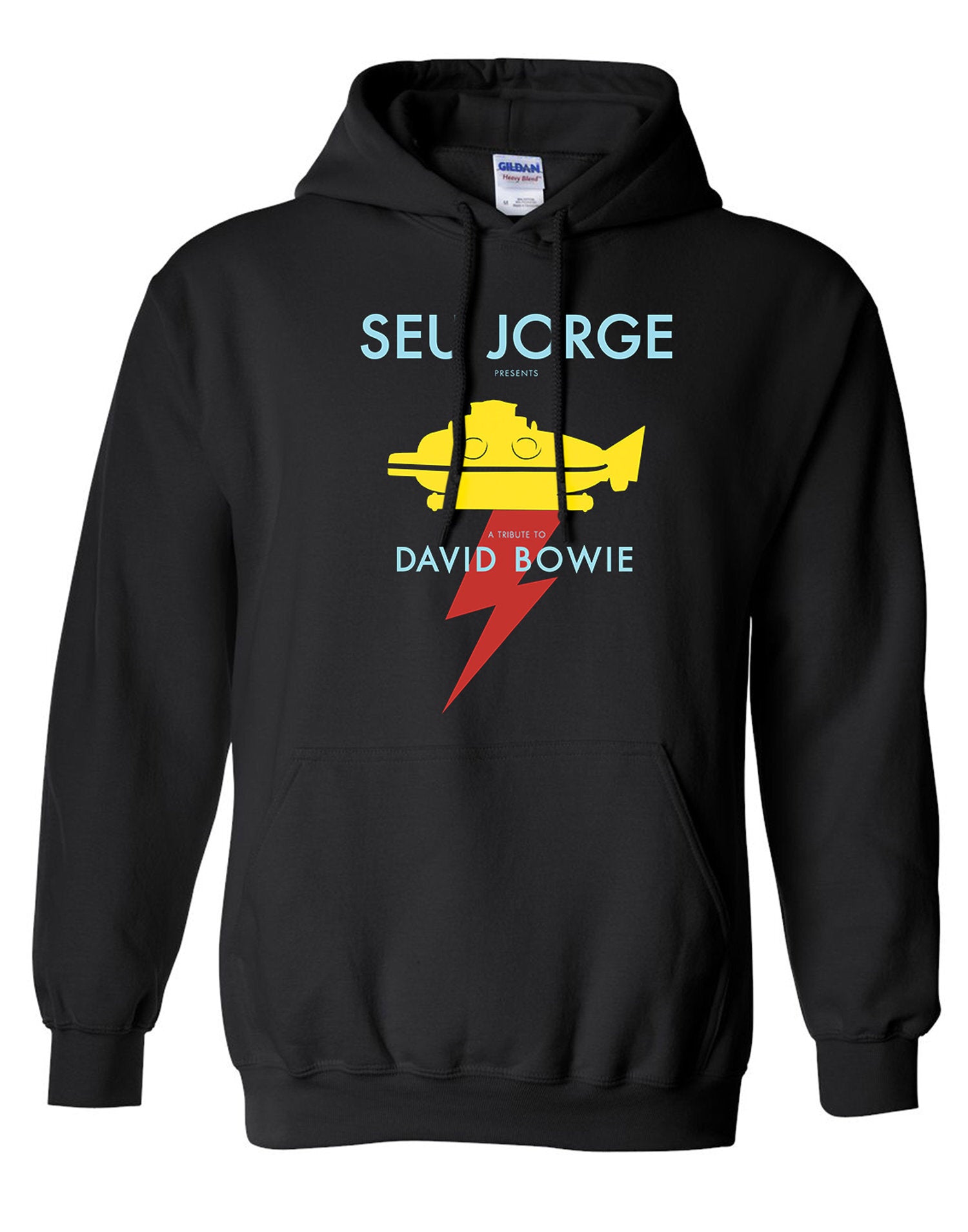 Seu Jorge - Bowie Tribute Pullover Hoodie – Super Ultra Mega Merchandise