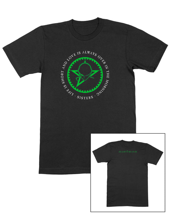 The Sisters of Mercy - LIFE IS SHORT BLACK T-SHIRT