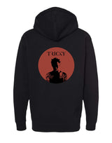 TRICKY BLACK ZIP HOODIE