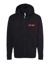 TRICKY BLACK ZIP HOODIE