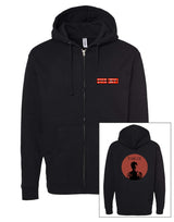 TRICKY BLACK ZIP HOODIE