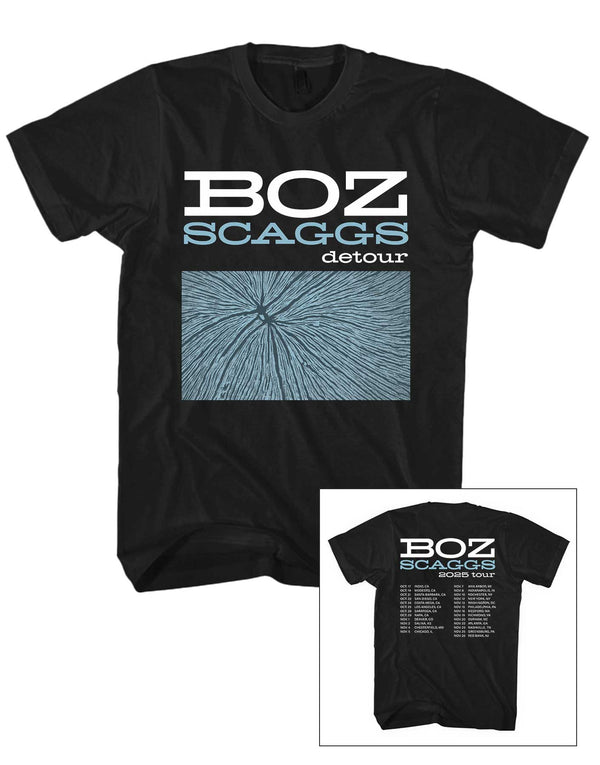 BOZ SCAGGS 2025 TOUR - DETOUR ALBUM TOUR TEE