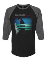 BOZ SCAGGS VINTAGE SILK DEGREES '76 TOUR -HEATHER CHARCOAL AND BLACK RAGLAN