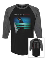 BOZ SCAGGS VINTAGE SILK DEGREES '76 TOUR -HEATHER CHARCOAL AND BLACK RAGLAN