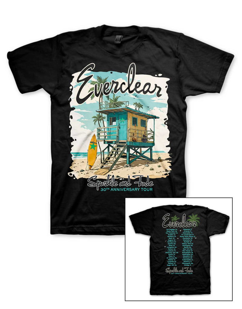 EVERCLEAR 2025 TOUR - SPARKLE AND FADE 30TH ANNIVERSARY - BLACK TEE
