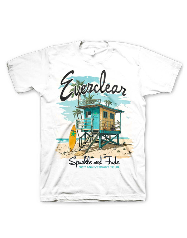 EVERCLEAR 2025 TOUR - SPARKLE AND FADE 30TH ANNIVERSARY - WHITE TEE