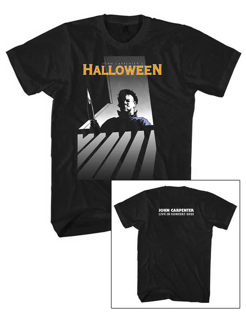 JOHN CARPENTER LIVE IN CONCERT - HALLOWEEN BLACK T-SHIRT
