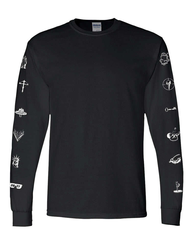 JOHN CARPENTER LIVE IN CONCERT - ICONS BLACK LONG SLEEVE TEE