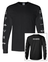 JOHN CARPENTER LIVE IN CONCERT - ICONS BLACK LONG SLEEVE TEE