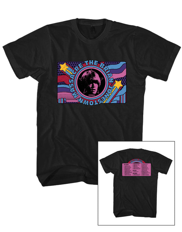 The Brian Jonestown Massacre Black 2025 Tour tee