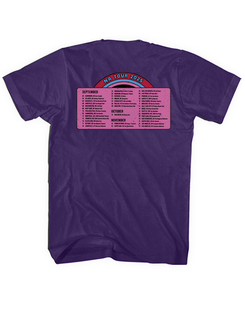 The Brian Jonestown Massacre Purple 2025 Tour tee