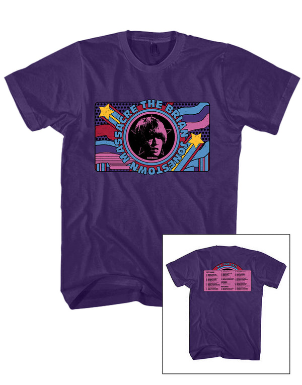 The Brian Jonestown Massacre Purple 2025 Tour tee