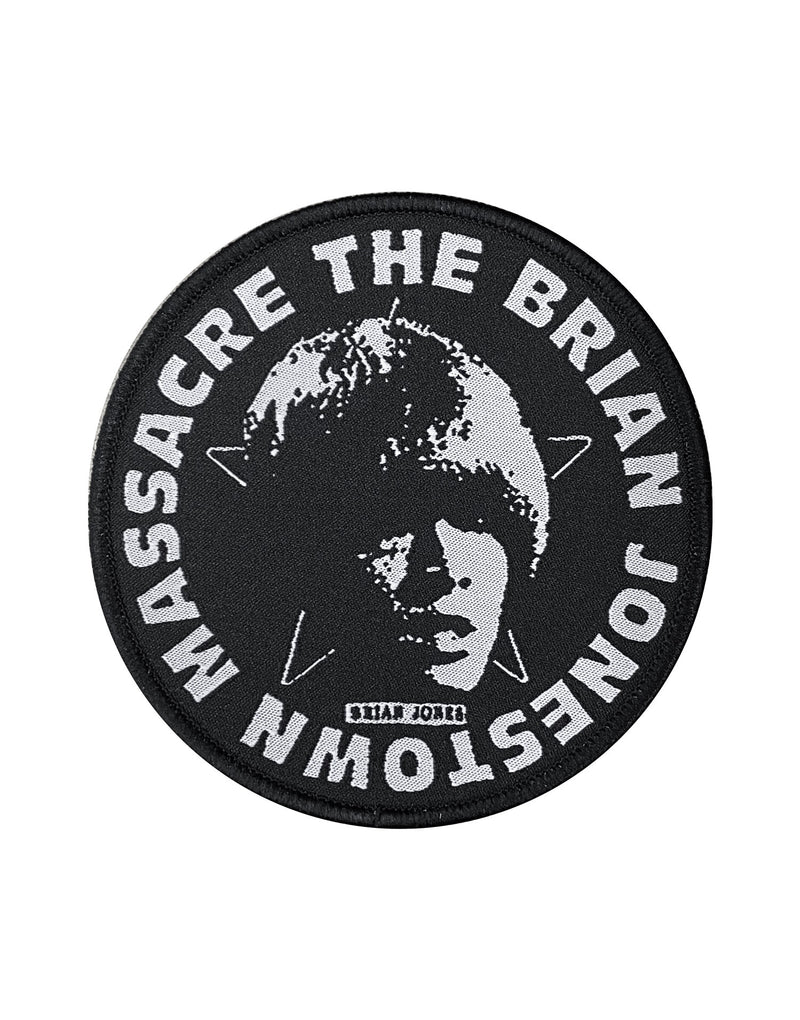 The Brian Jonestown Massacre "Classic Logo" Black 3" Embroidered Patch