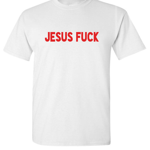 新品同様L！The Jesus and Mary Chain FUCK Tシャツ JES-031-white-jesus-fuck-tee-
