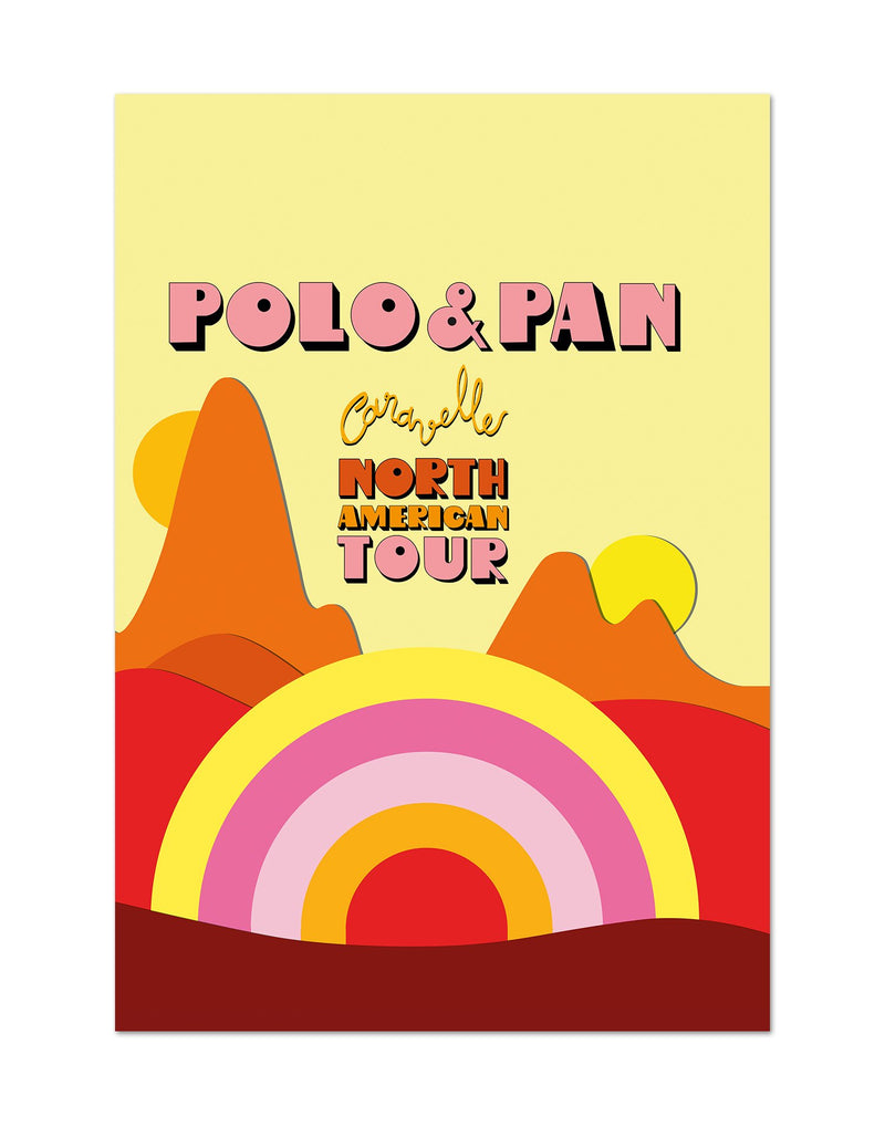 Polo & Pan "Caravelle" North American Tour Poster